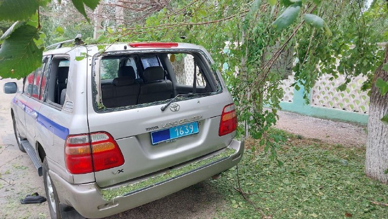 У Бердянську підірвали машину гауляйтера з місцевого ДАІ — фото