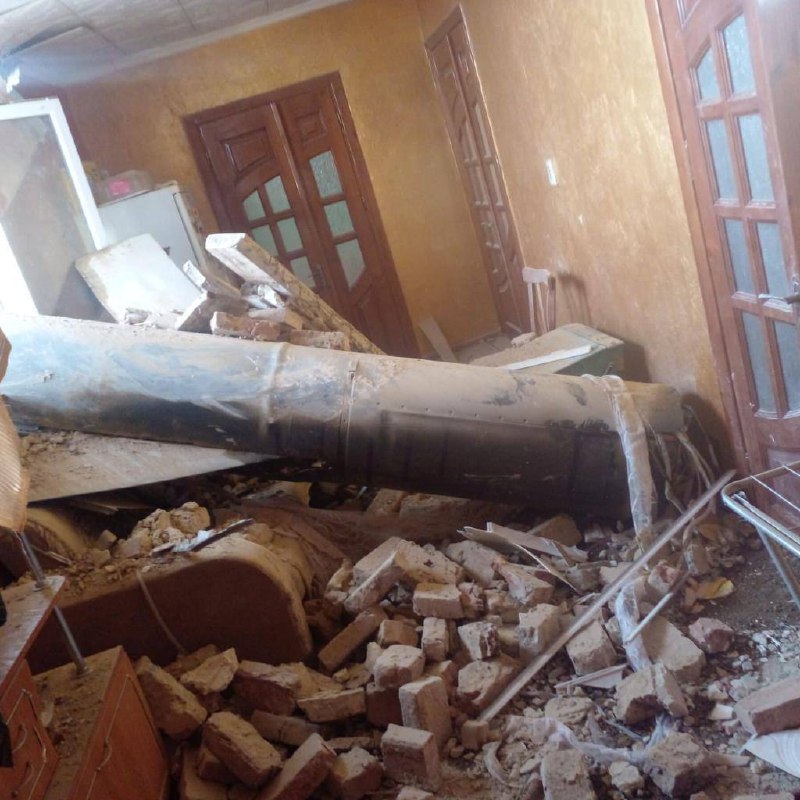 В ОП показали ракету, которая прилетела прямо в жилой дом Ивано-Франковской области: фото — фото