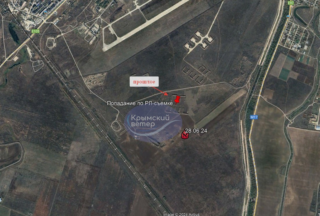 На аеродромі в Джанкої помітили пожежу: можливо, горів ЗРК С-500 — фото 2