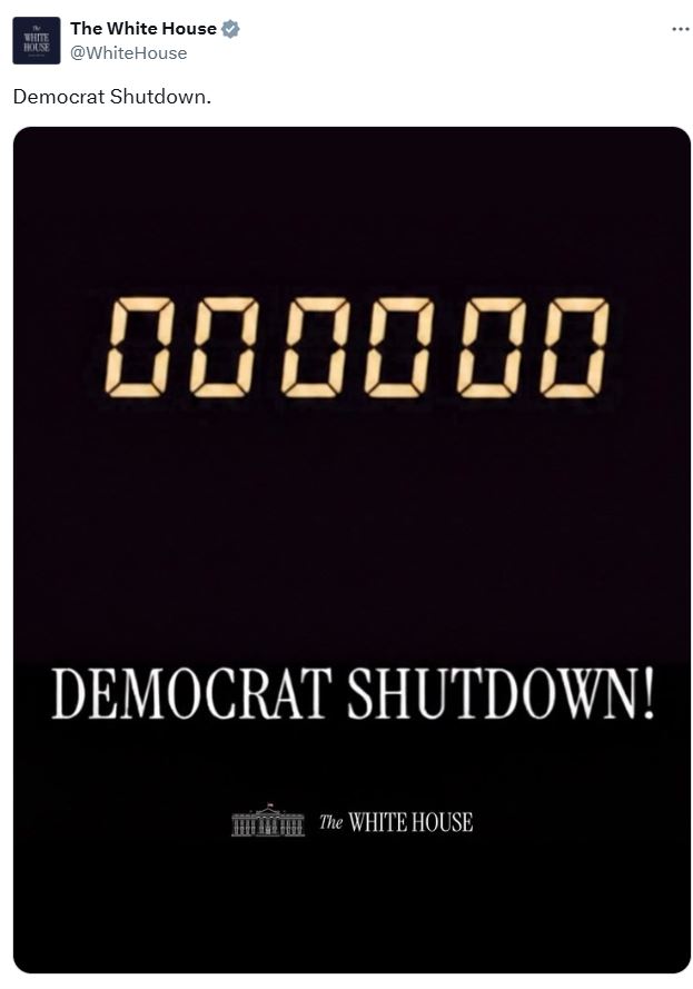 У США 1 жовтня розпочався урядовий шатдаун — фото 2