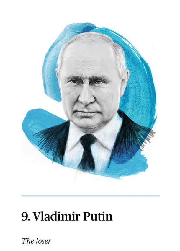 Видання Politico назвало Путіна ”невдахою року” — фото