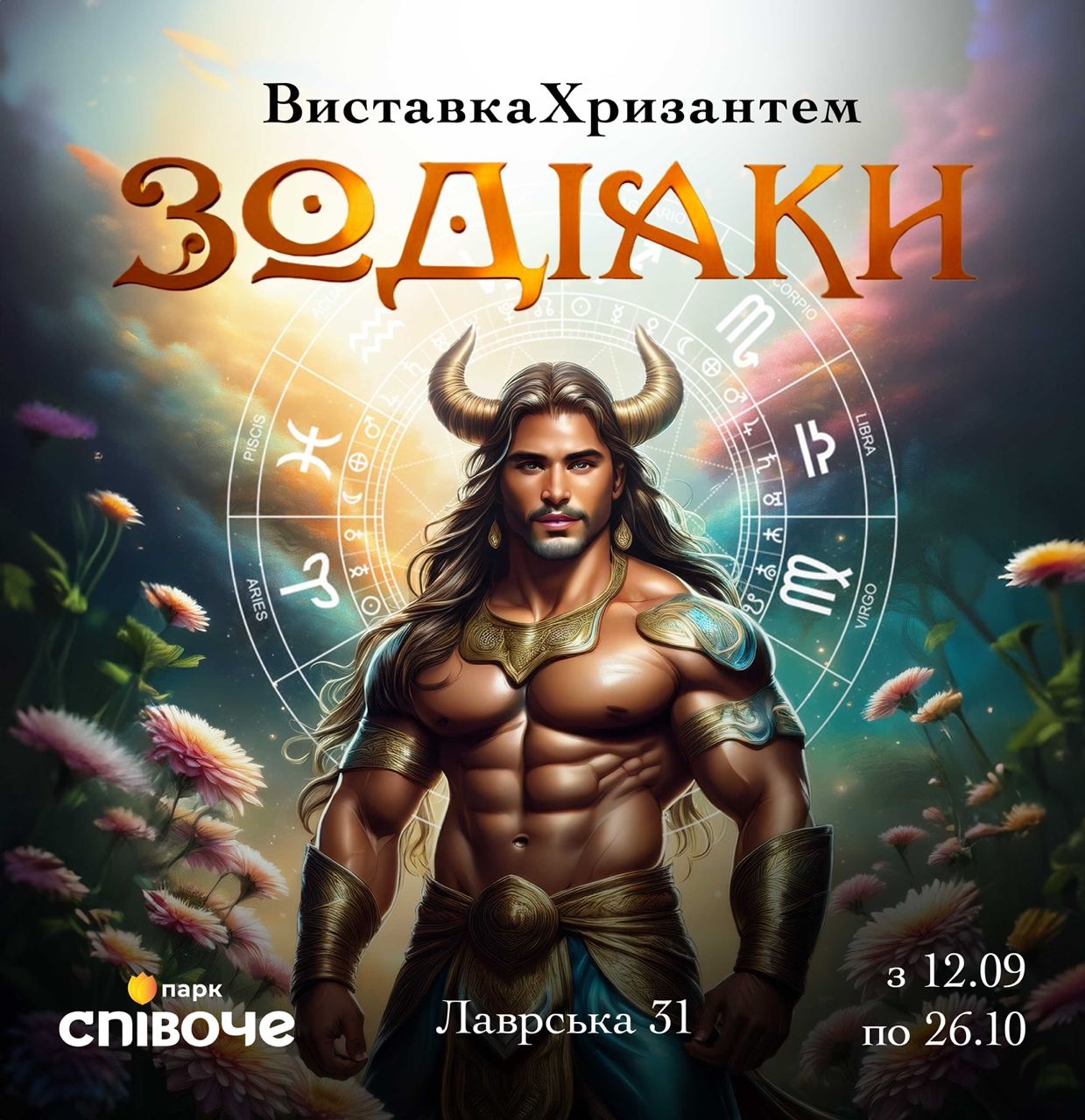 На Певче стартует масштабная выставка хризантем ”Зодиаки” — фото 1