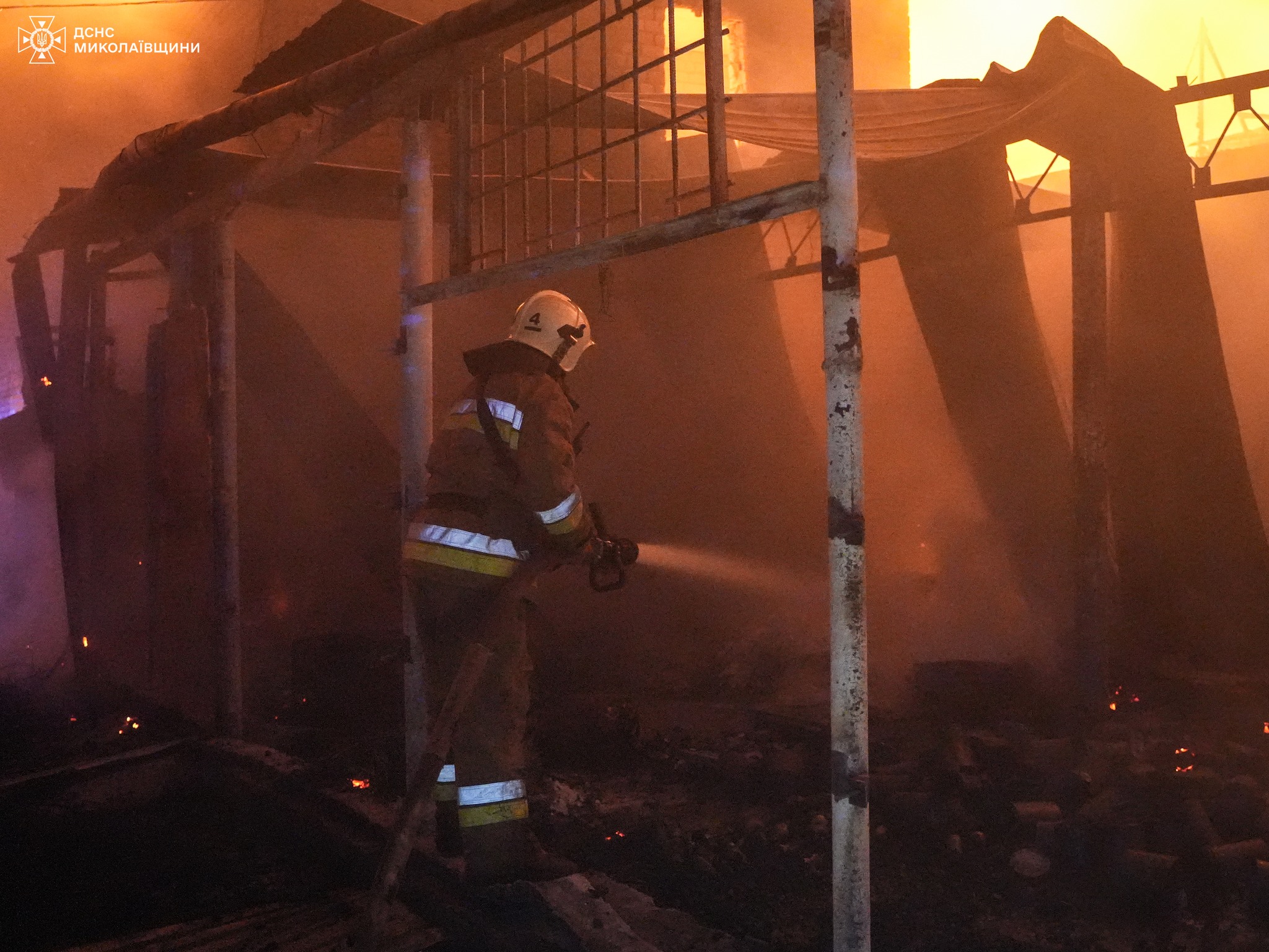 Масштабну пожежу на деревообробному підприємстві у Миколаєві ліквідували: кадри — фото 13