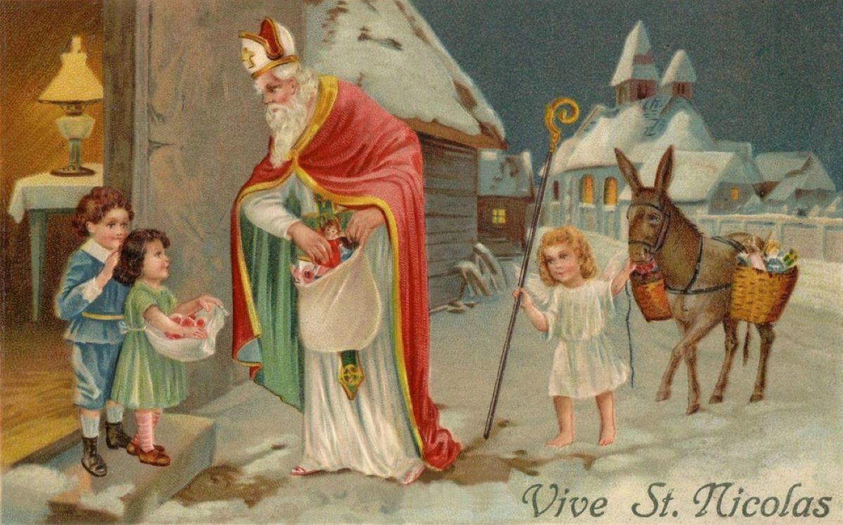 Свята новы год. Святой Николас Санта.