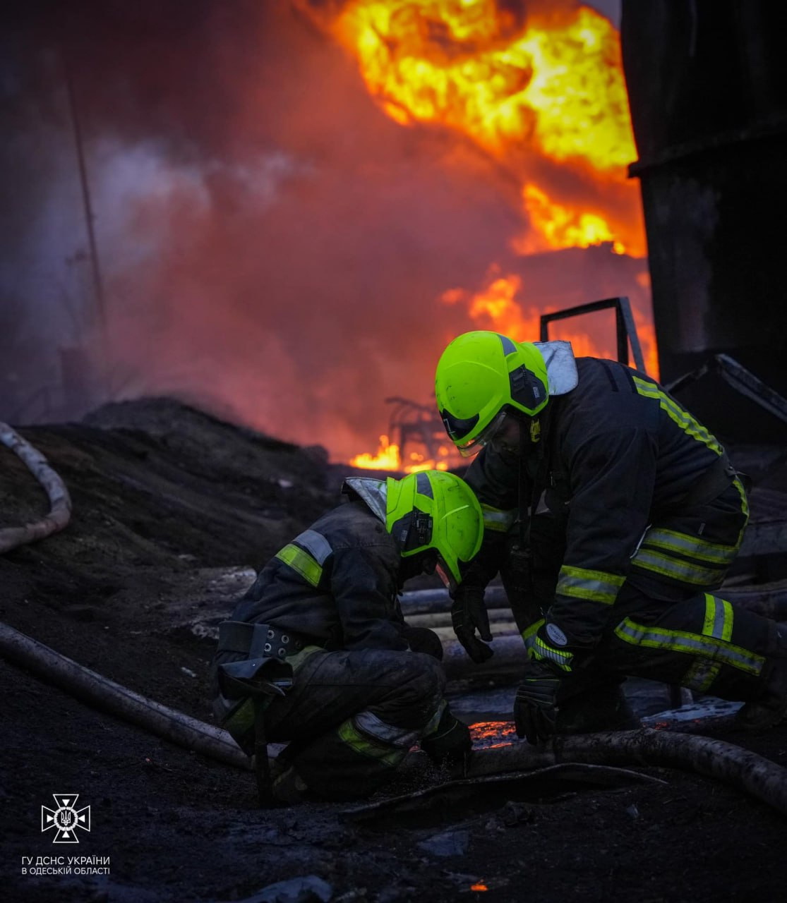 Россия ударила по объекту энергетической инфраструктуры под Одессой — фото