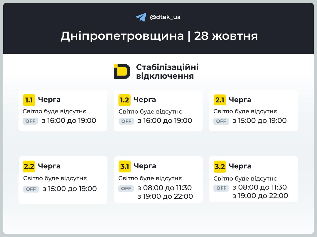 В нескольких областях Украины сегодня до 22 часов введены графики почасовых отключений — фото 5 В нескольких областях Украины сегодня до 22 часов введены графики почасовых отключений — фото 5