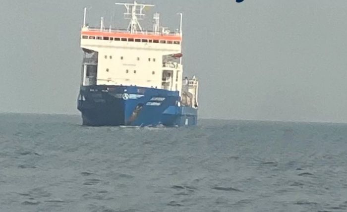 Российский паром с сжиженным газом протаранили в Черном море: фото — фото