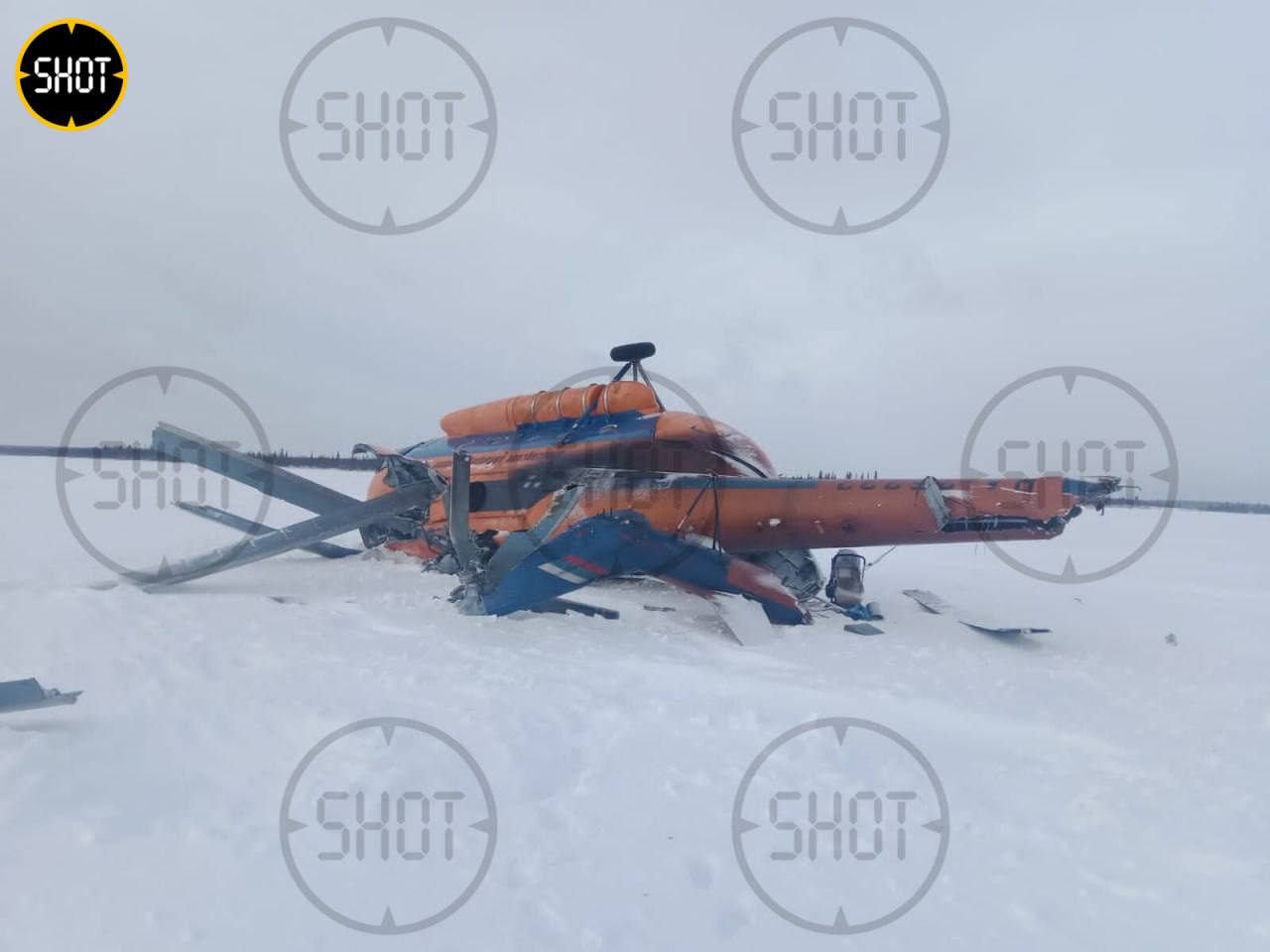 В России жестко сел и развалился вертолет Ми-8: фото — фото