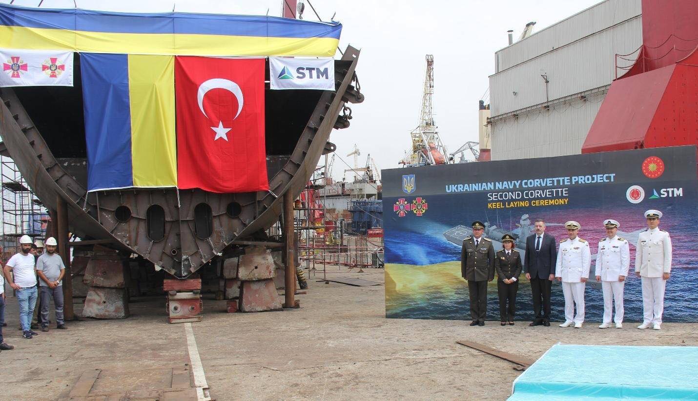В Турции строят второй корвет для нужд ВМС Украины — фото