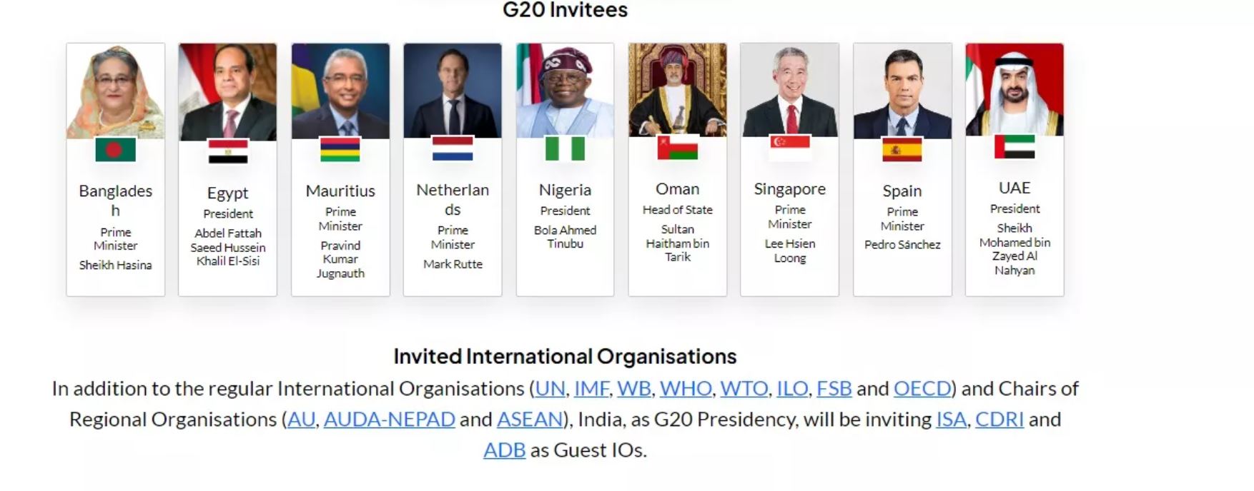 Украины нет в списке участников саммита G20 в Индии, зато пригласили Путина — фото