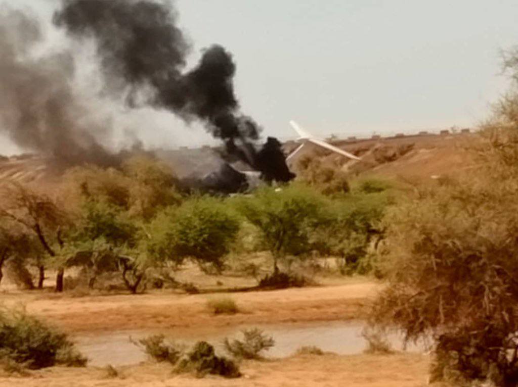 В Мали разбился Ил-76, который могла использовать группа ”Вагнера” — фото