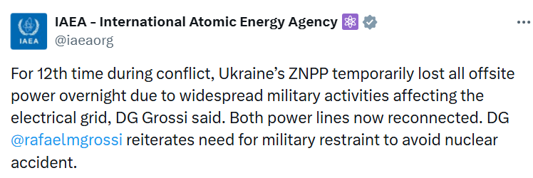 Запорожская АЭС снова была обесточена из-за обстрелов — фото 1