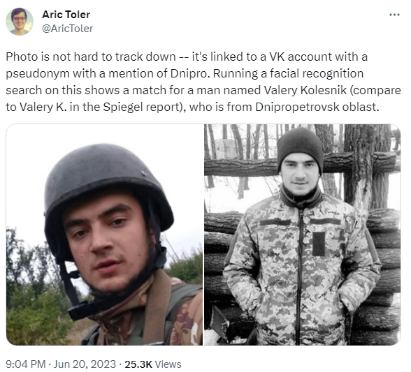 У Bellingcat заявили, що встановили особу українського військового, підозрюваного в атаці на Північний потік — фото