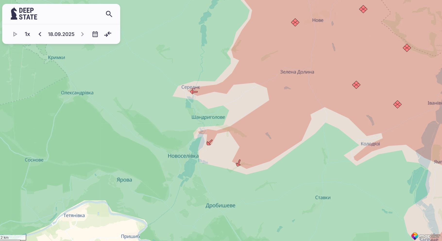 Сили оборони відкинули росіян біля Володимирівки, але окупанти просунулися у трьох областях - DeepState — фото 4