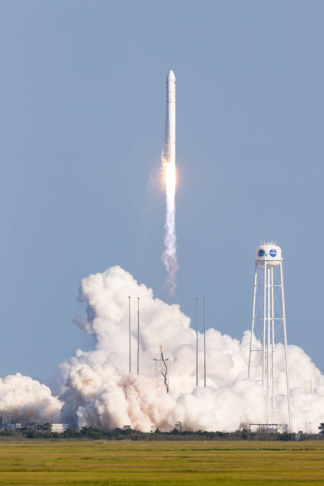 11августа состоялся повторный запуск ракеты-носителя ”Антарес” в этом году — фото 1