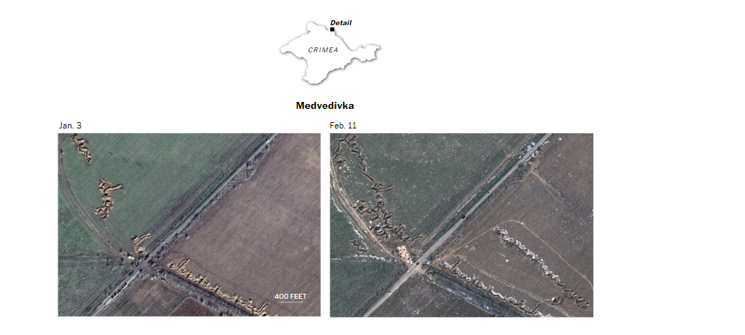 Россия готовится оборонять Крым, построила сеть окопов и заграждений: фото — фото