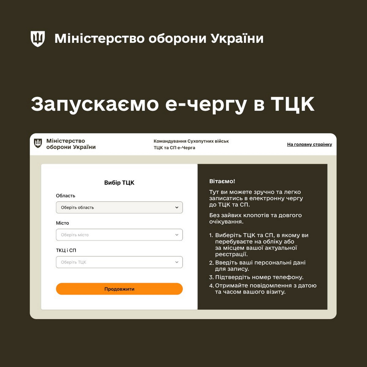 Минобороны запустило электронную очередь в ТЦК: как записаться |  Postfuctum.info