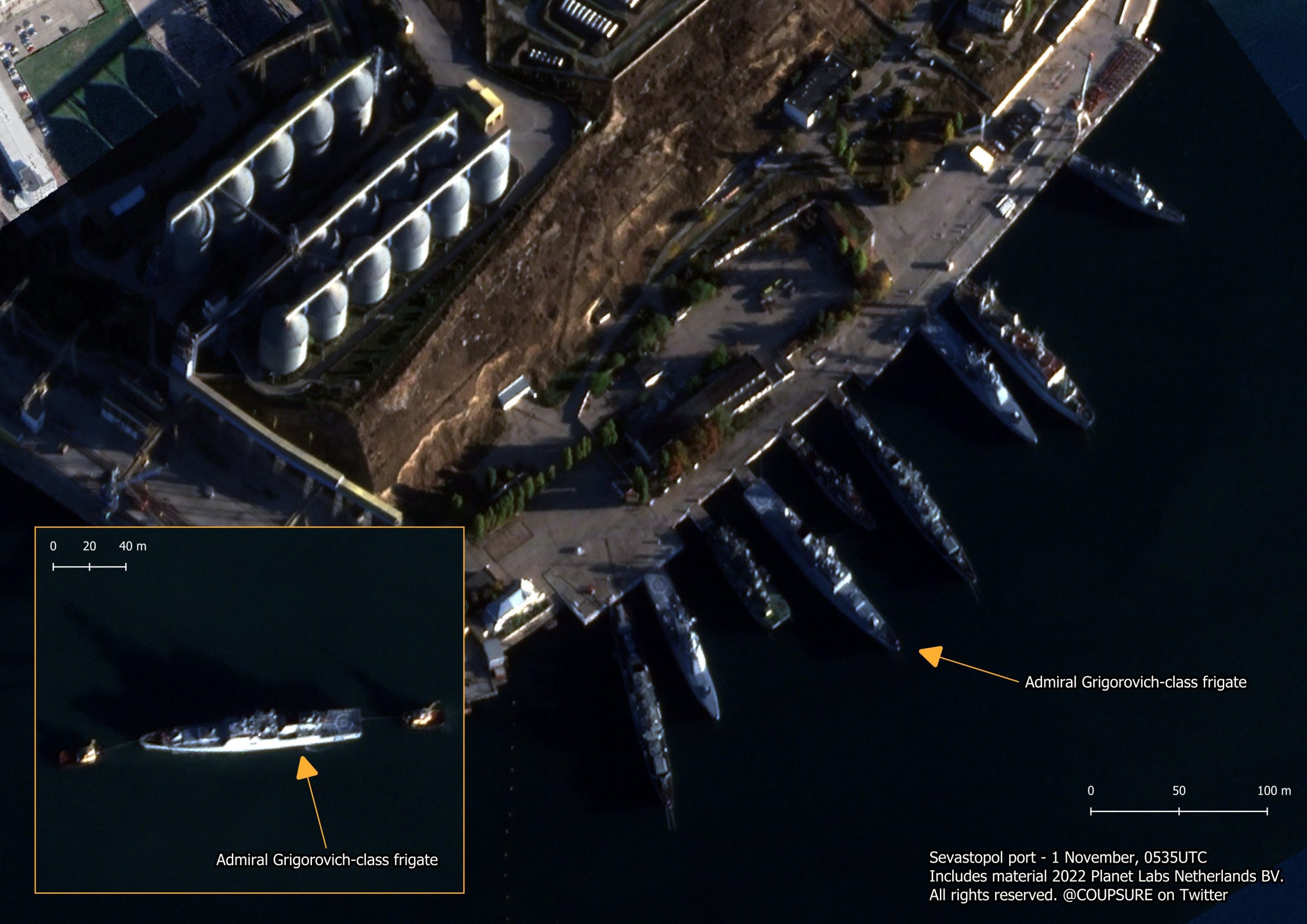 ”Атака дронов” в Севастополе: появились первые спутниковые снимки последствий — фото 1