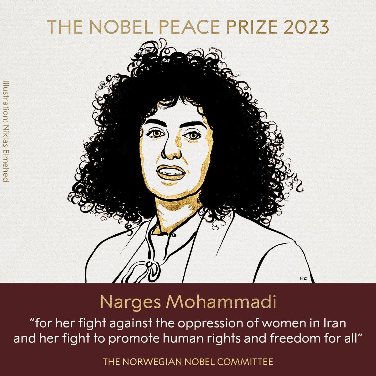Нобелевскую премию мира получила иранская правозащитница — фото