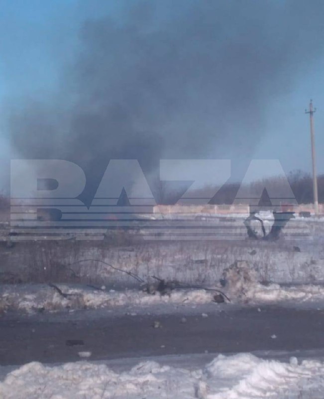 В России разбился штурмовик Су-25: фото — фото