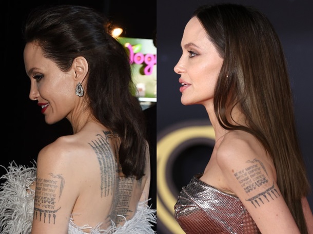 Джоли избавилась от татуировки, посвященной Питту — фото